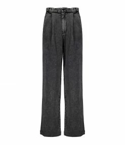 CHARLIE JOE Jean Large Mathias Denim Noir Délavé