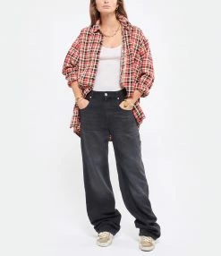 Alternative view of ISABEL MARANT Jean Paryama Noir Délavé