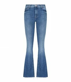MOTHER Jean The Weekender Fray Denim A Groovy Kind Of Love