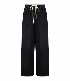 MM6 MAISON MARGIELA Jean Large Coton Noir