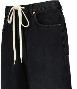 Alternative view of MM6 MAISON MARGIELA Jean Large Coton Noir