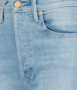 Alternative view of MOTHER Jean The Tripper Ankle Fray Coton Island Time