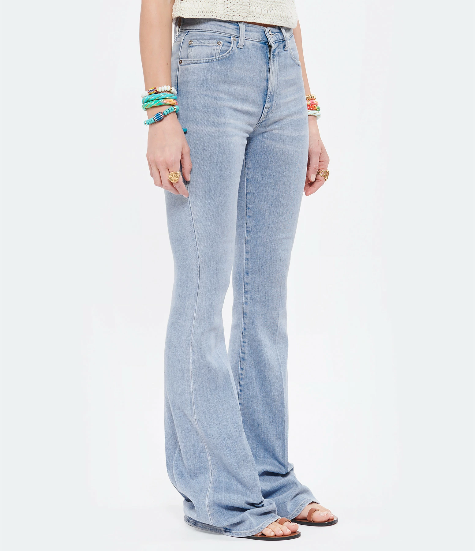 MADE IN TOMBOY Jean Évasé Ursula Denim Bleu 3 MADE IN TOMBOY Jean Évasé Ursula Denim Bleu - Image 3