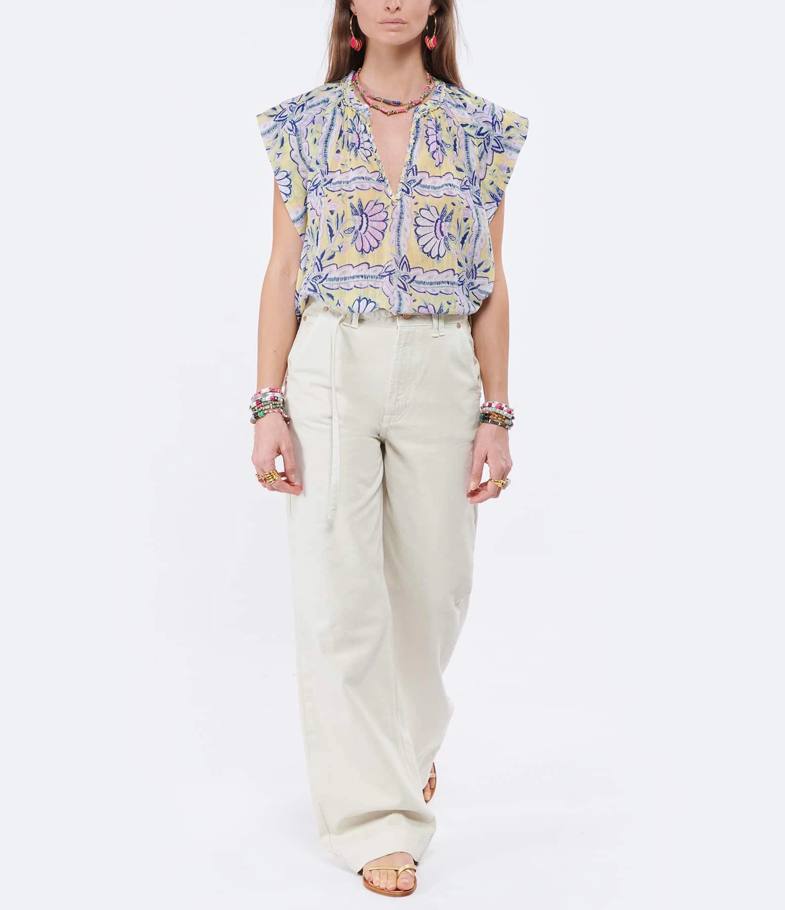 ESSENTIEL ANTWERP Jean Birdie Denim Écru 3 ESSENTIEL ANTWERP Jean Birdie Denim Écru - Image 3