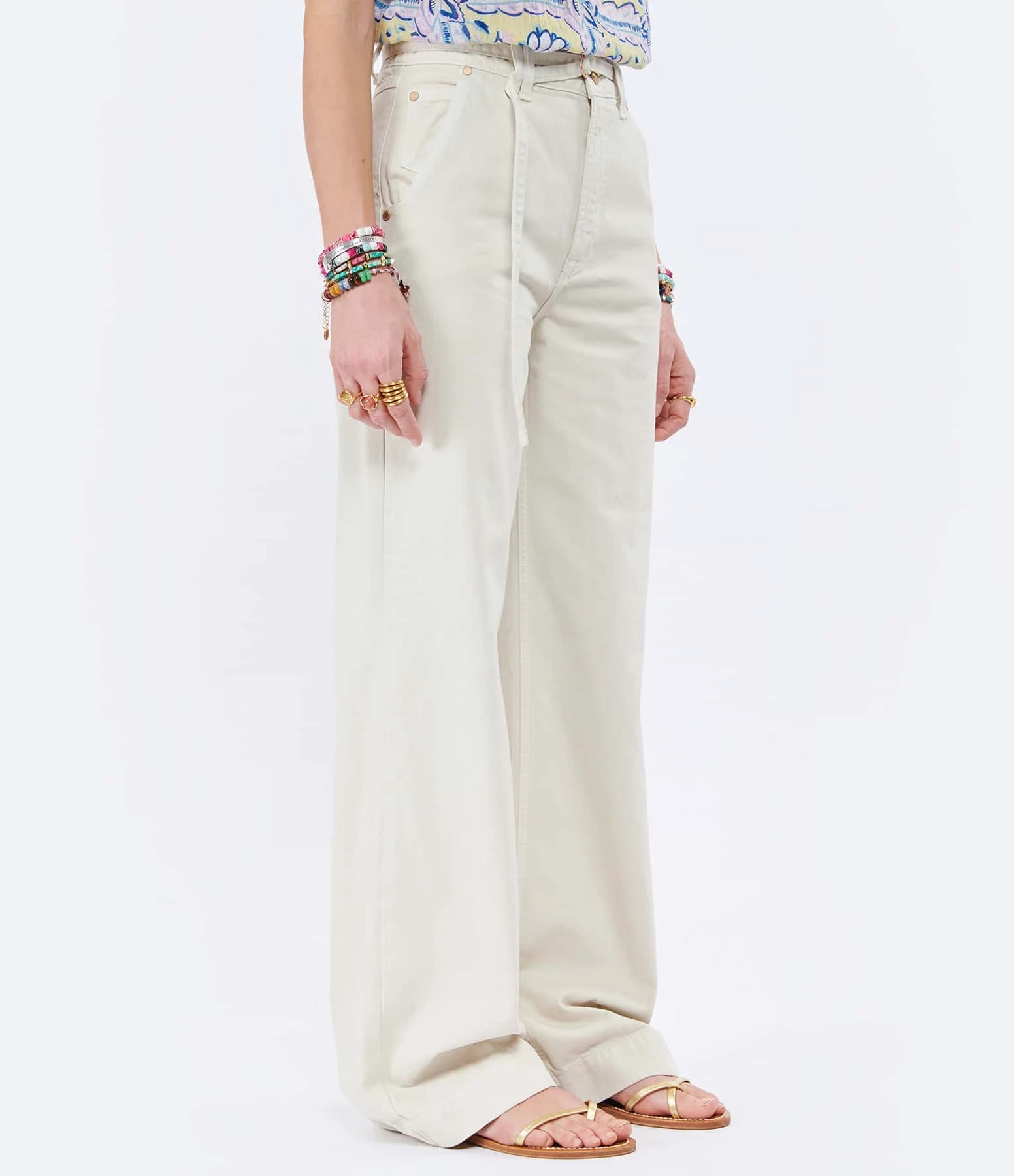 ESSENTIEL ANTWERP Jean Birdie Denim Écru 4 ESSENTIEL ANTWERP Jean Birdie Denim Écru - Image 4