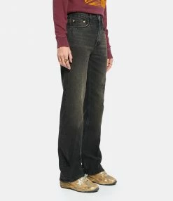 RE/DONE Jean 70s Bootcut Denim Broken In Black 8 RE/DONE Jean 70s Bootcut Denim Broken In Black -Boutique UGG unnamed file 917