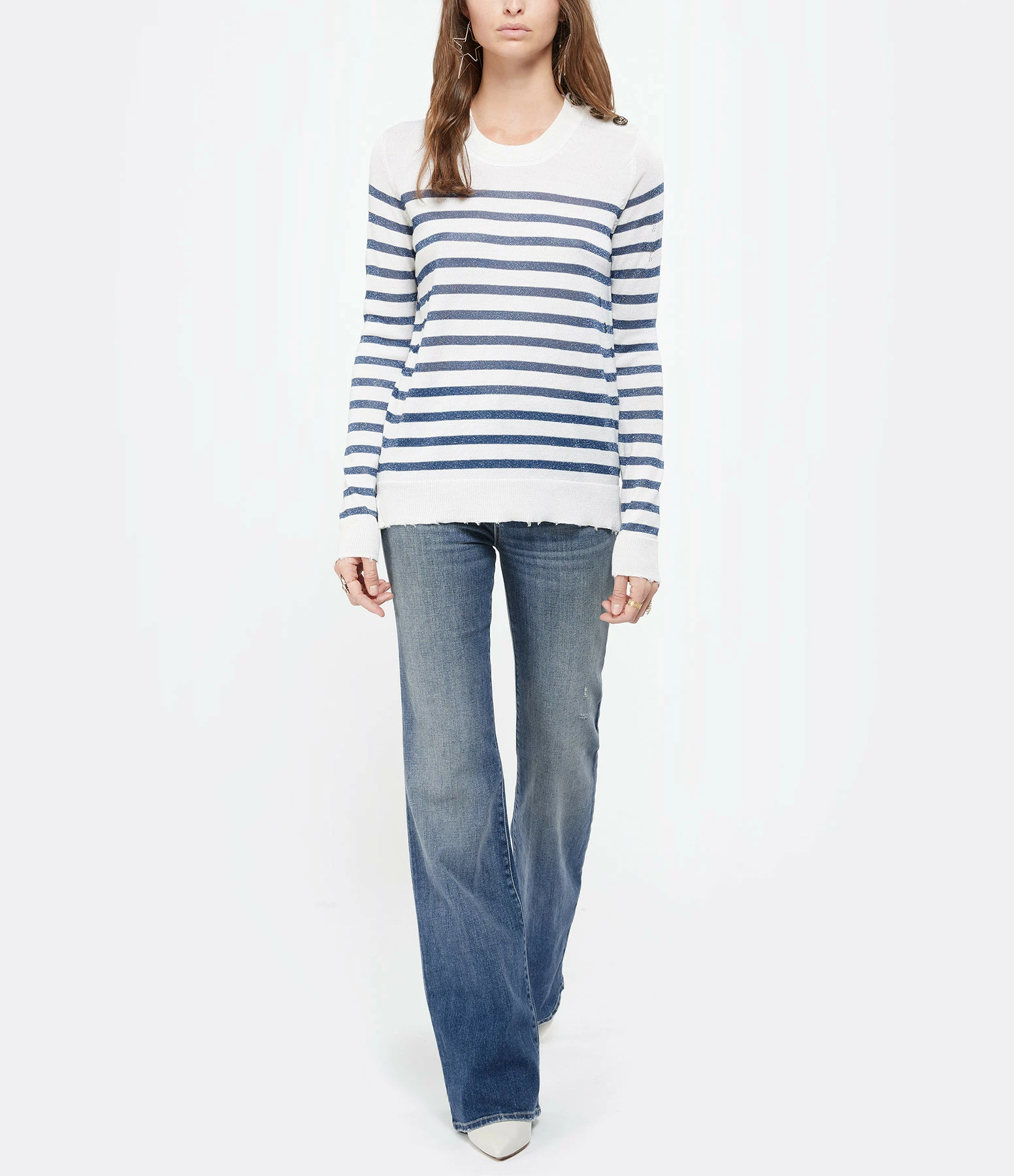 NILI LOTAN Jean Célia Denim Bleu 3 NILI LOTAN Jean Célia Denim Bleu - Image 3