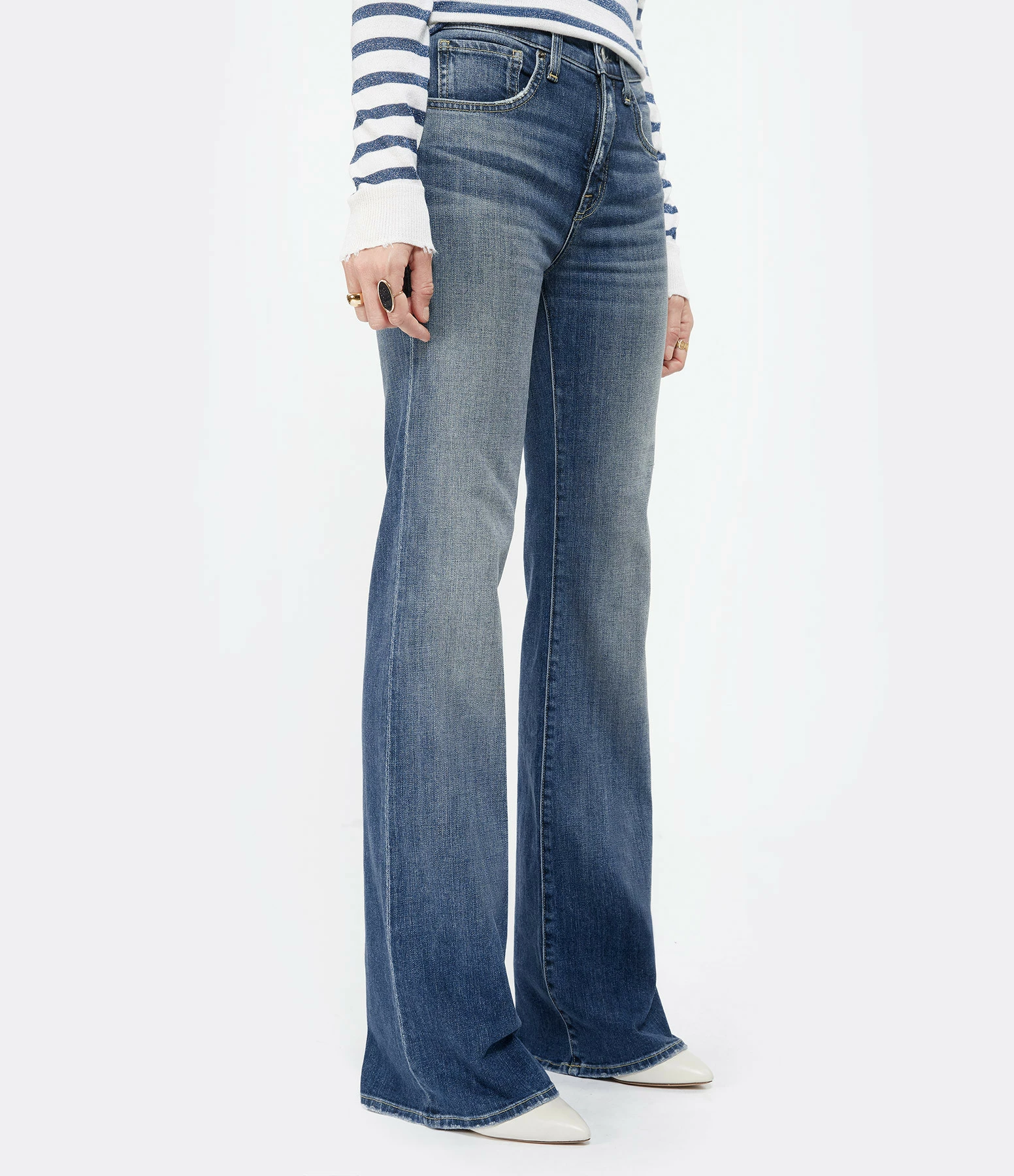 NILI LOTAN Jean Célia Denim Bleu 4 NILI LOTAN Jean Célia Denim Bleu - Image 4