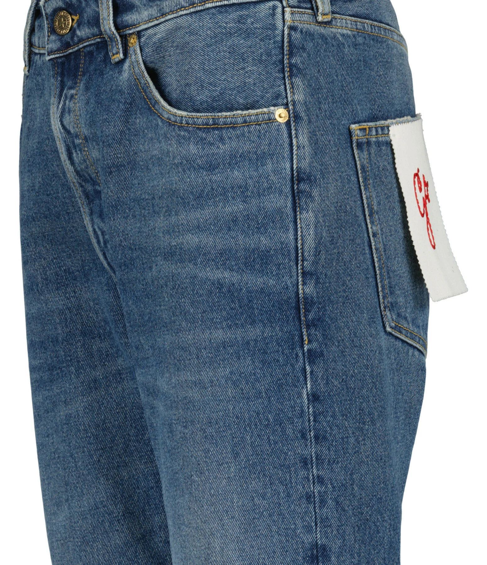 GOLDEN GOOSE Jean Homme Golden Stone Coton Denim Bleu 2 GOLDEN GOOSE Jean Homme Golden Stone Coton Denim Bleu - Image 2
