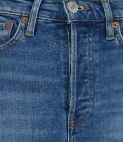 Alternative view of RE/DONE Jean 90s High Rise Ankle Crop Denim Bleu